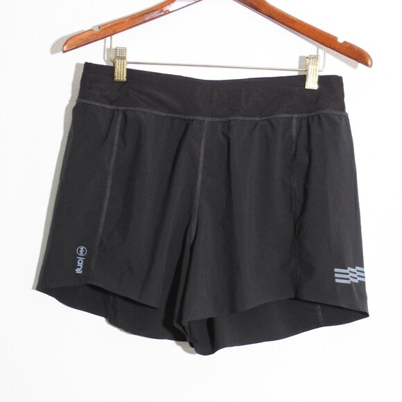 Janji Women's Cadence 4" Shorts Black Midnight Liner High Rise Size Medium - Picture 2 of 13